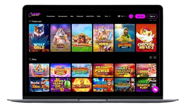 List of Casino Games on the Love Casino Website